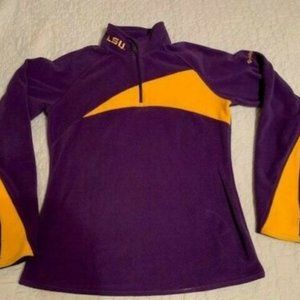 LSU FLEECE BY COLUMBIA,  SIZE MEDIUM